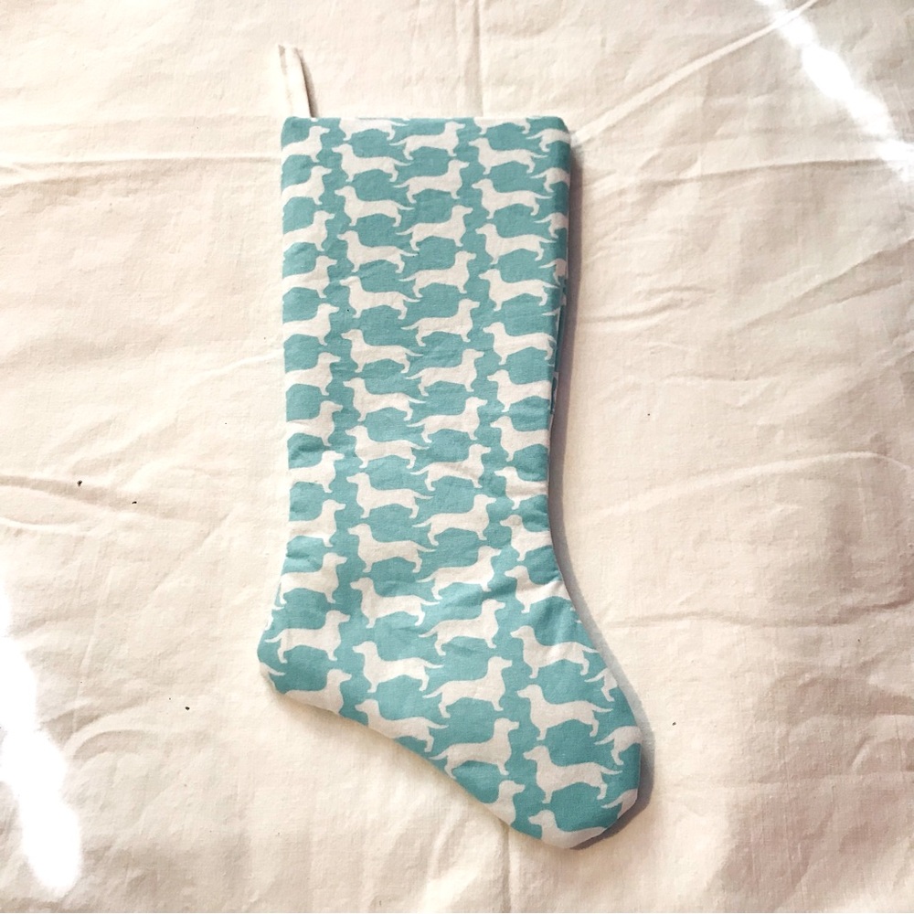 Dachshund Christmas Stocking Handcrafted